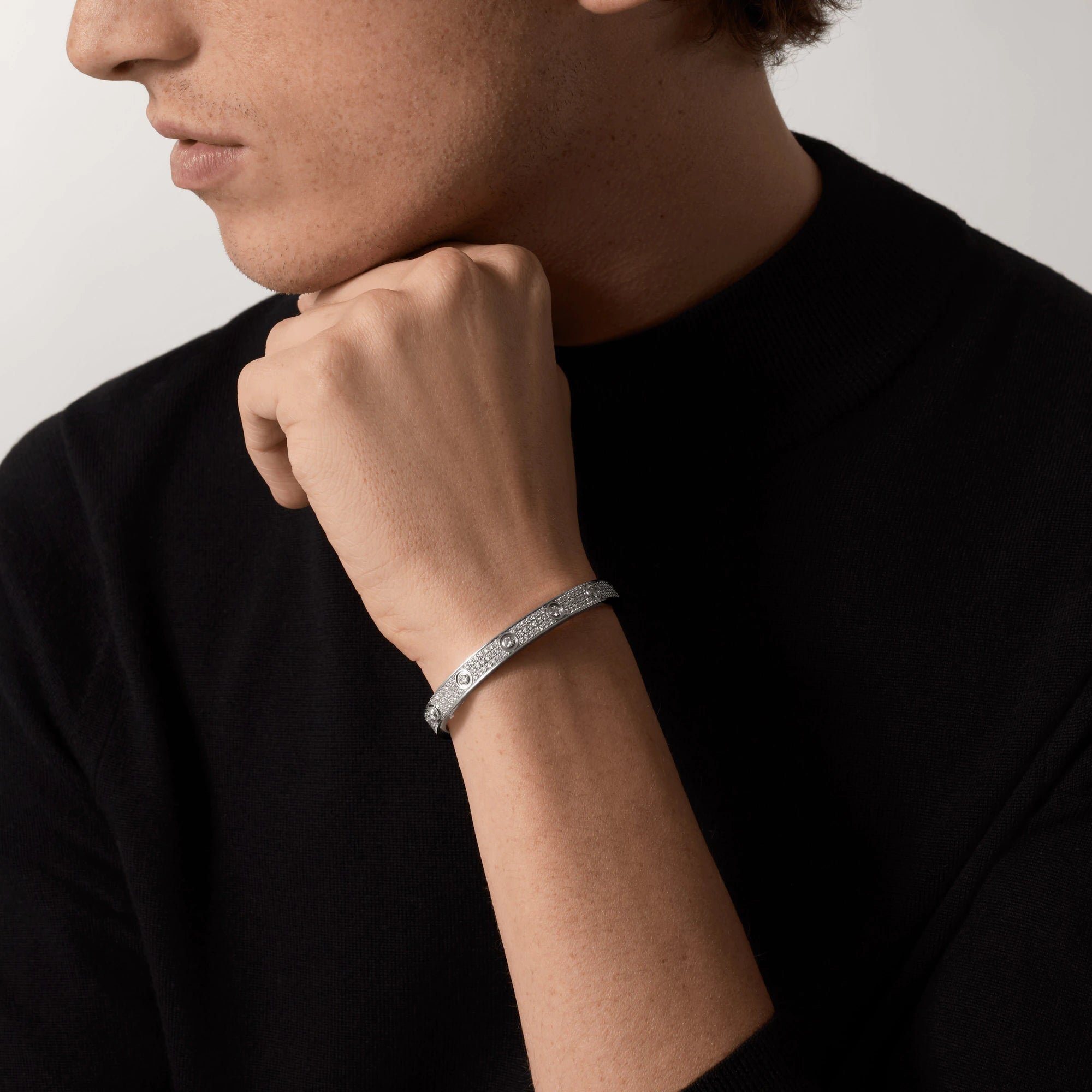 Bracelet Love Diamonds Paved CR