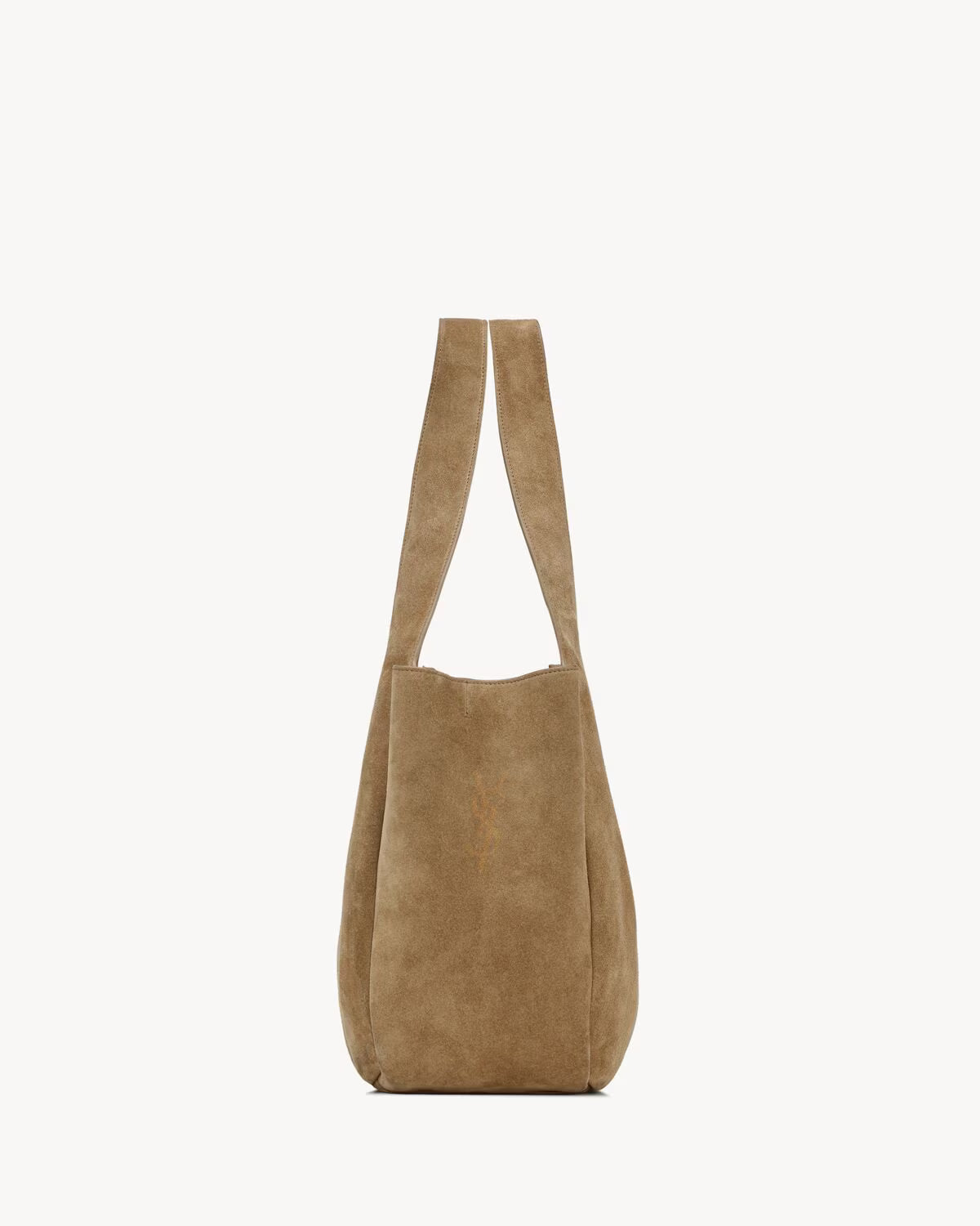 YSL Women's Brown Suede Bea Tote Bag